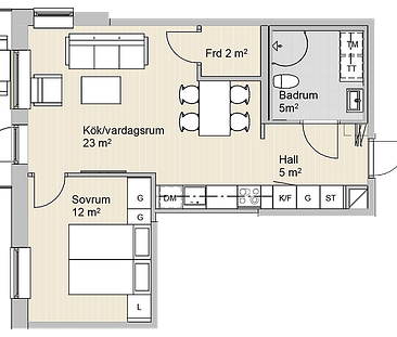 LÄGENHET D 1301 - Foto 1