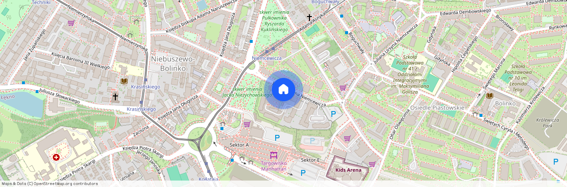 ul. Juliana Ursyna Niemcewicza, Niebuszewo-Bolinko, Śródmieście, Szczecin, zachodniopomorskie