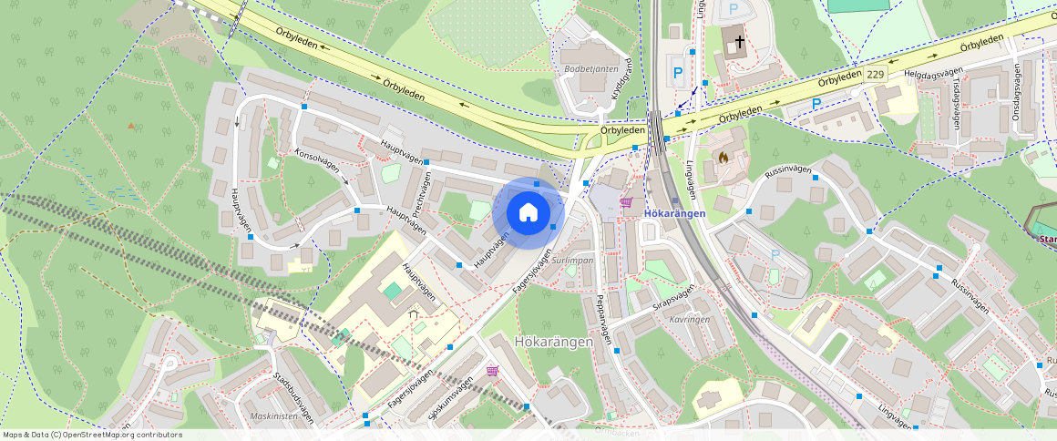 Hökarängen, Stockholm, Hauptvägen 120