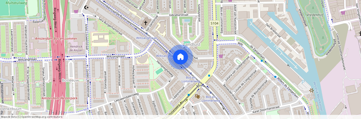 Landlust, 1055 NA, Admiraal De Ruijterweg, Amsterdam