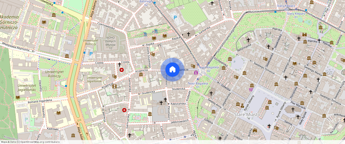 Kraków Stare Miasto, Krupnicza