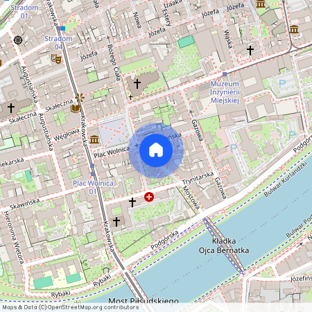 ul. Mostowa, Kazimierz, Stare Miasto, Kraków, małopolskie