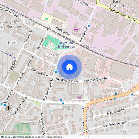 Königsbergstr. 11, 95448 Bayreuth OT St. Georgen