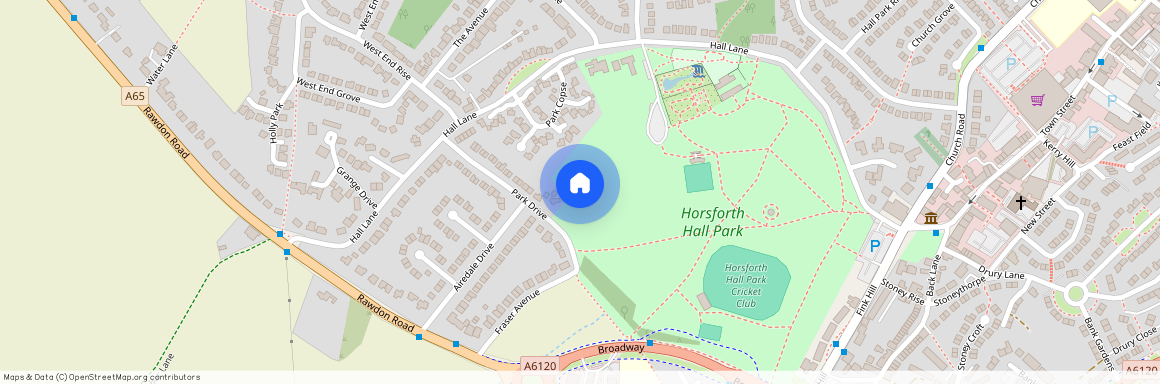 Park Drive, Horsforth, Leeds, West Yorkshire, UK, LS18