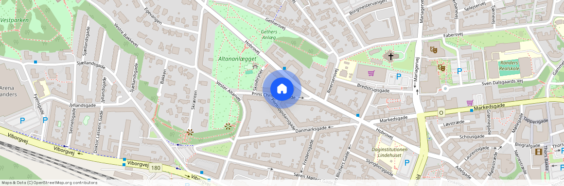 Randers C, 4, 4. tv., Prins Christians Gade, 8900