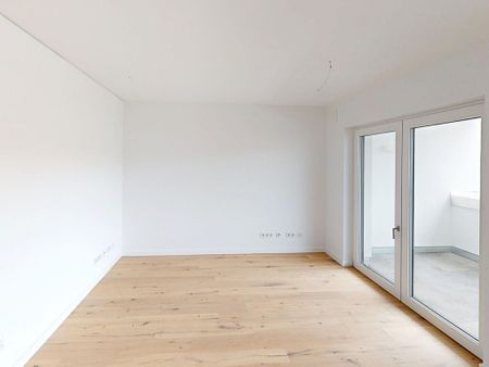 Rollstuhlgerechte Wohnung mit 2 Zimmern und Einbauküche zum Erstbezug! - Photo 3