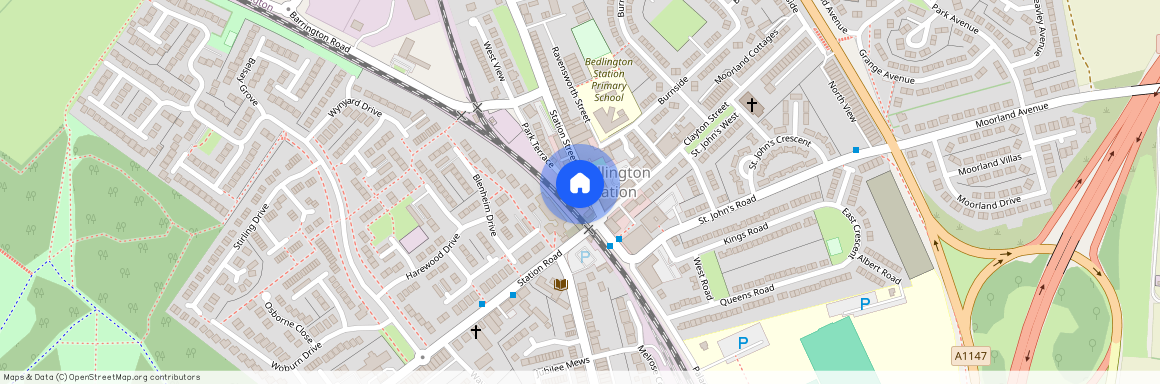 1 bed ground floor flat to rent in NE22
