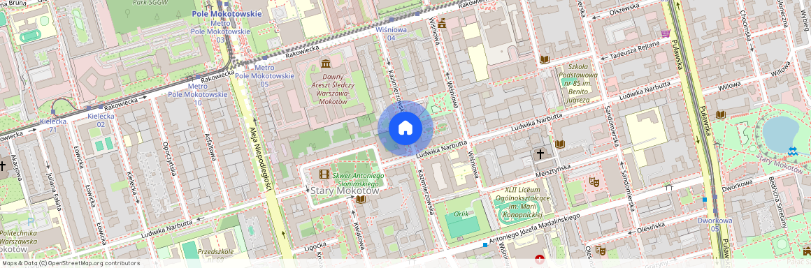 ul. Kazimierzowska, Stary Mokotów, Mokotów, Warszawa, mazowieckie