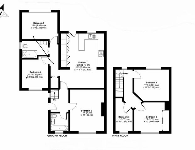 6 bedroom semi-detached house to rent - Photo 1