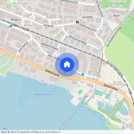 Alte Landstrasse 396, 8708 Männedorf, Lageplan