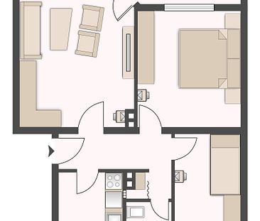 Kleine, ruhige 3-Zimmer-Wohnung in Korbach im Erdgeschoß - Foto 5