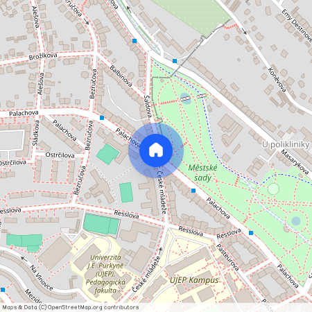 Palachova, Ústí nad Labem - Klíše