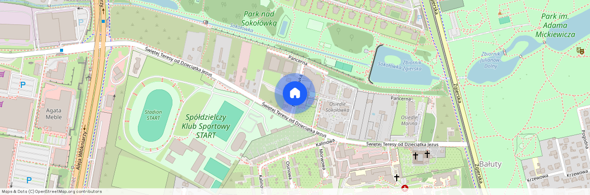 ul. Nad Sokołówką, Julianów, Bałuty, Łódź, łódzkie