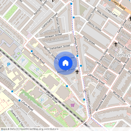 Merthyr street, CF24 4JJ, Cathays