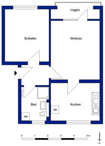 Stadtnähe: 2-Zimmer-Wohnung mit Loggia im Hellwinkel - Foto 2