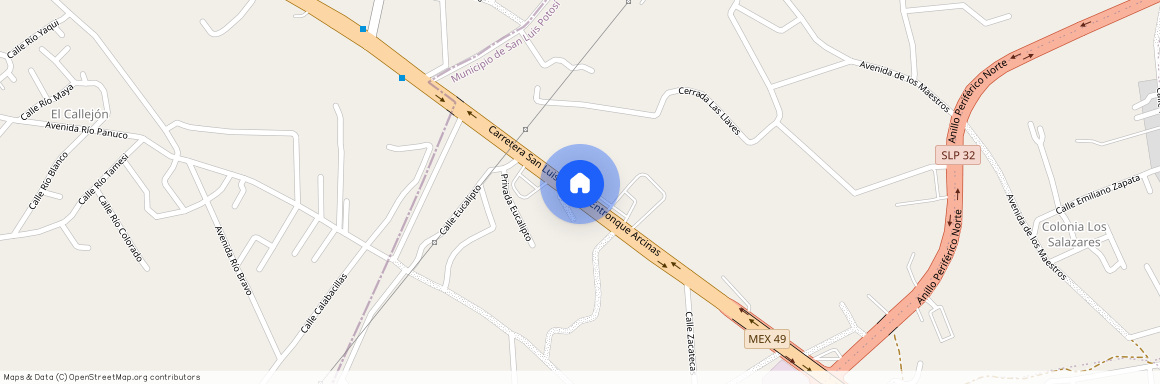 Carretera a Zacatecas, Santa Rosa, San Luis Potosí, San Luis Potosí, 78115, México