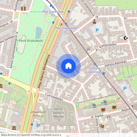 ul. Ambrożego Grabowskiego, Piasek, Stare Miasto, Kraków, małopolskie