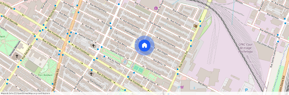 2700 Rue de Rouen, app. 411, Montréal (Ville-Marie), H2K1N1
