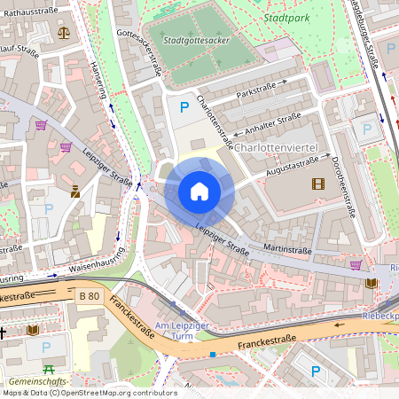 Martinstraße 26, (Mitte), 06108 Halle