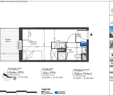 Location Appartement 1 pièce 17m² ST PRIEST 69800 - Photo 2