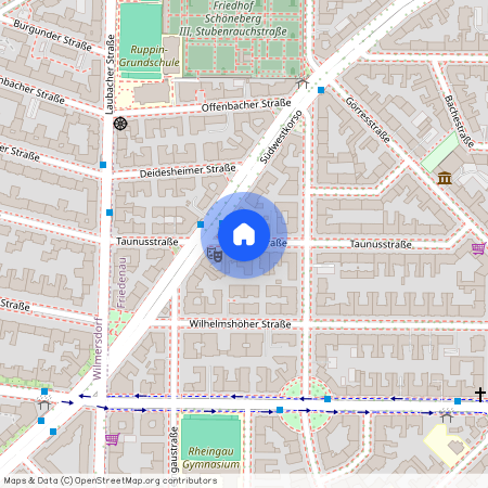 Taunusstraße, 12161 Berlin - Friedenau