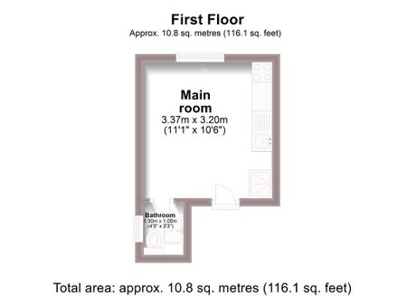 Studio to rent - Photo 4