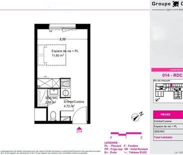 Location Appartement 1 pièce 19m² FRANQUEVILLE ST PIERRE 76520 - Photo 6