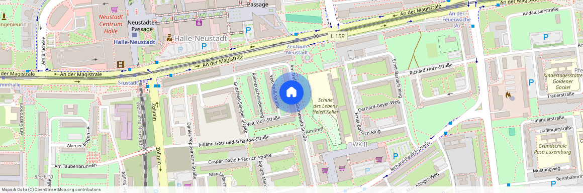 Matthias-Grünewald-Straße 18 ·, 06124, Halle (Saale), 5. Etage ·, Südliche Neustadt