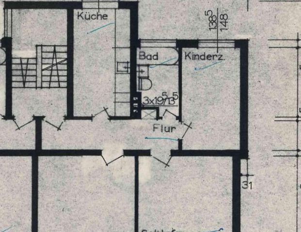 Erstbezug nach Sanierung: 3-Zimmerwohnung im alten Dorf - Photo 1