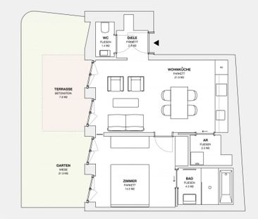 ++NEU++ außergewöhnliche 2-Zimmer-Wohnung mitten im Herzen der Stad... - Photo 3