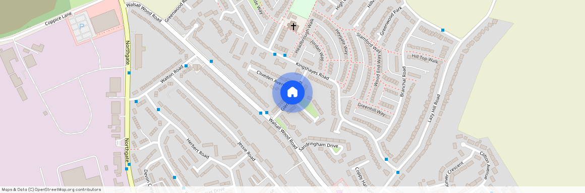 Glendower Road, Walsall, WS9
