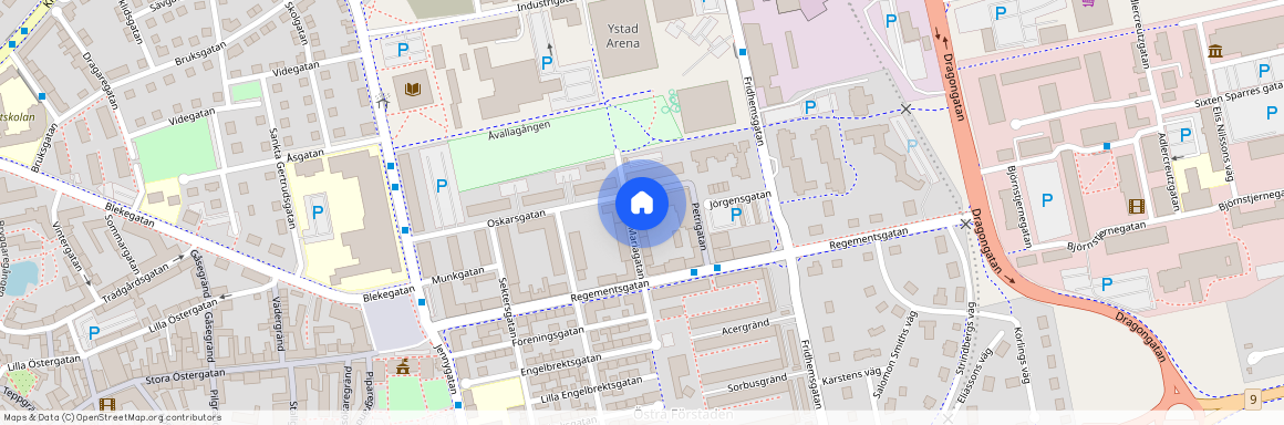 Ystad, Skåne, Oskarsgatan 22 B