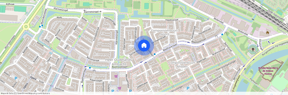 Componistenbuurt-Noord, 3335 DC, Escherstraat, Zwijndrecht