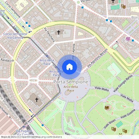 Piazza Sempione, Milan, Lombardy