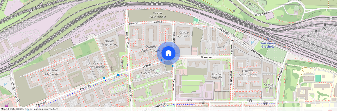 Warszawa, Praga-Południe, Grochów, ul., Siennicka