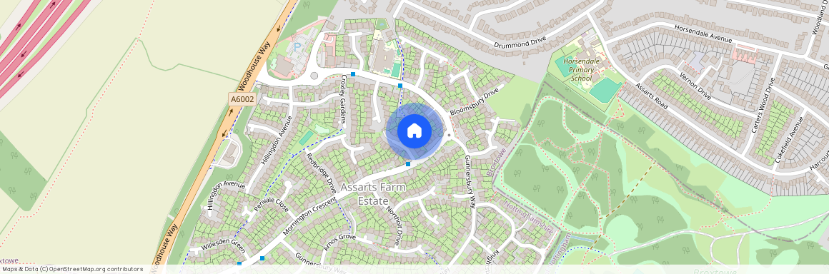 Colindale Gardens, Nottingham, NG16