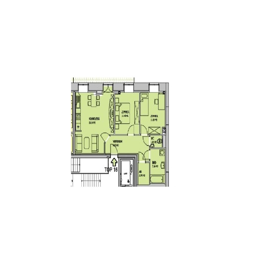 3-Zimmer-Wohnung mit Terrasse - Provisionsfrei! - Foto 1