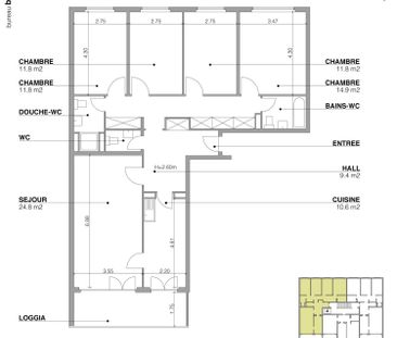 6 Zimmer, 118 m², 3. Stock - Photo 5