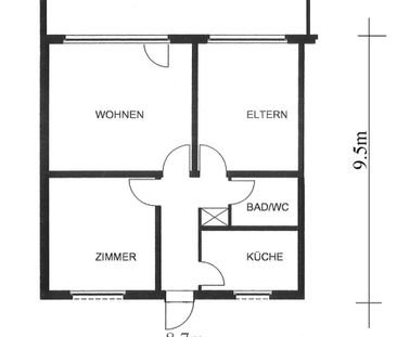 Hoch hinaus und trotzdem im Grünen, Nähe Shoppi-Tivoli - Foto 1