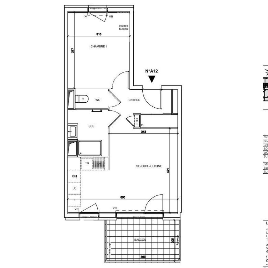 location Appartement T2 DE 43.64m² À GRENOBLE - Photo 1