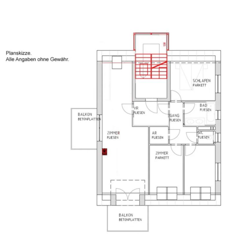 ATEMBERAUBENDE WOHNUNG MIT BALKON - ZENTRAL BEGEHBARE ZIMMER - KÜCHE - AB SOFORT!! - Photo 1