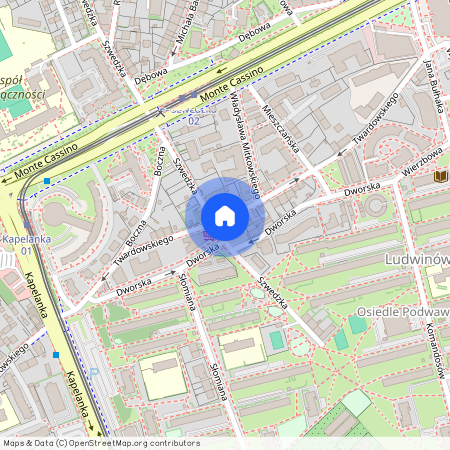 ul. Twardowskiego, Ludwinów, Dębniki, Kraków, małopolskie