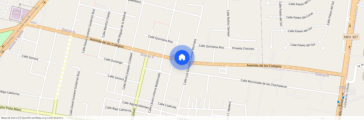 Avenida de los Colegios, 77560 Cancún, ROO, Mexico