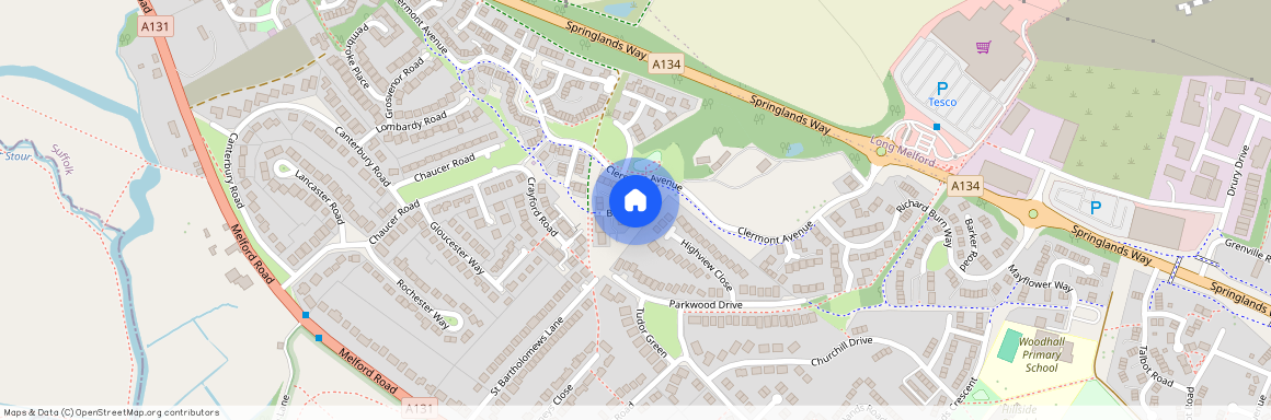 Bishops Close, Sudbury, Sudbury, CO10