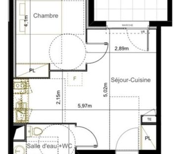 location Appartement T2 DE 38.88m² À CASTELNAU-LE-LEZ - Photo 1