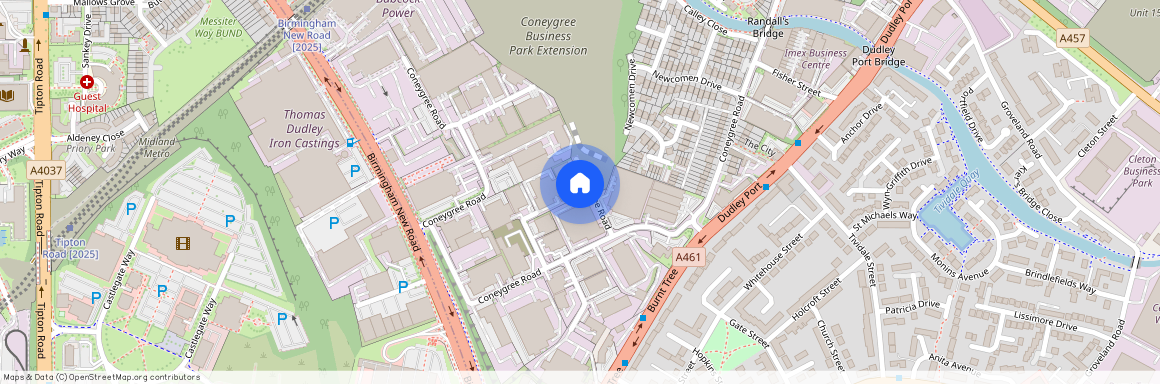 Coneygree Road, Tipton