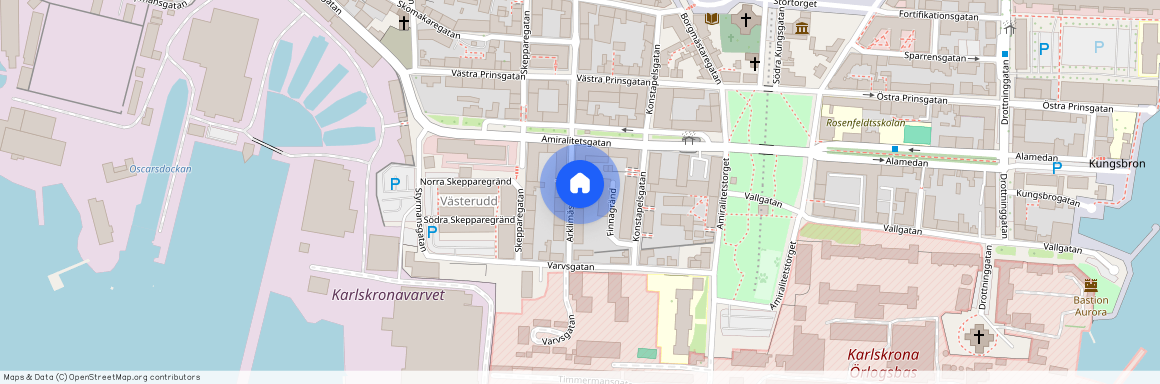 Trossö/centrum, Karlskrona, Blekinge, Arklimästaregatan 16 B