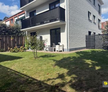 Gelijkvloers app. 2 slk, tuin en P - Foto 4