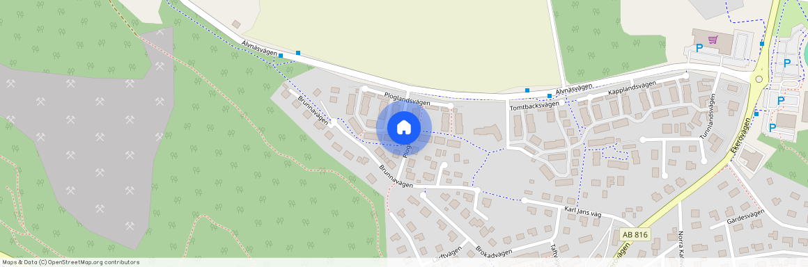 Ploglandsvägen, Ekerö