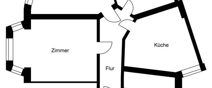 3-Raum-Wohnung im schönen Altbau - Photo 1